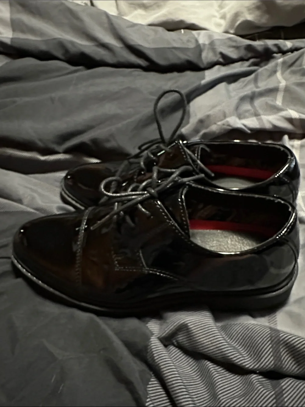 Boys Black Patent Leather Dress Shoes